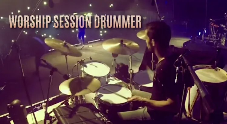 I will record professional worship drums for your song