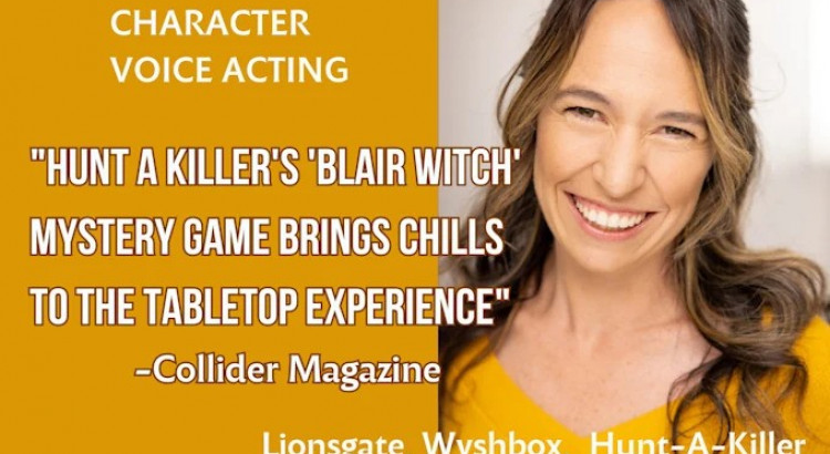 I will be your female character voice actor.