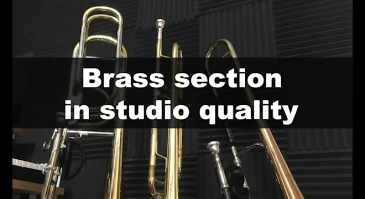 I will record brass section in studio quality