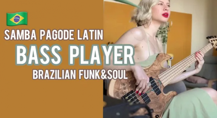 I will be your samba pagode latin brazilian funk bassist