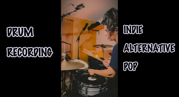 I will record professional drums in indie, alternative, pop styles