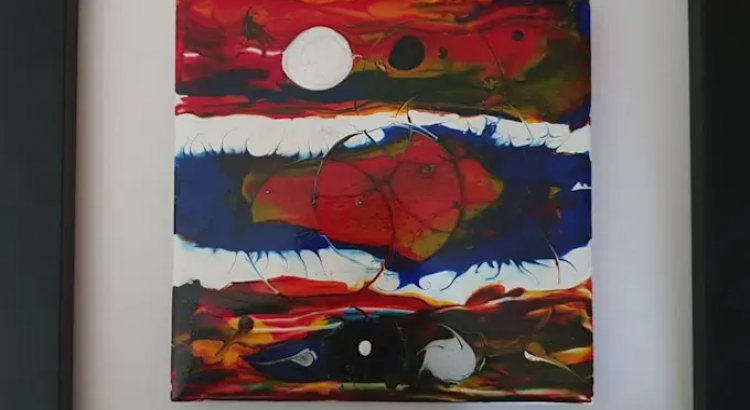 I will make your custom album cover with fluid paint or digital art