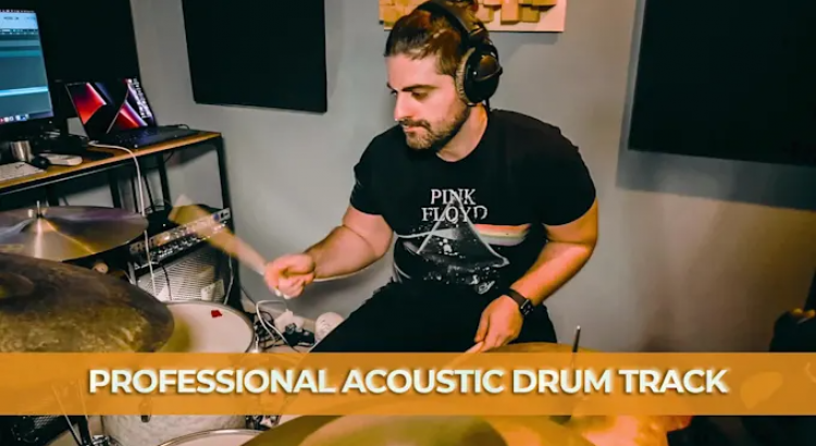 I will be your professional jazz drummer for your song