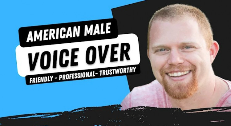 I will record a political voice over with a male voice