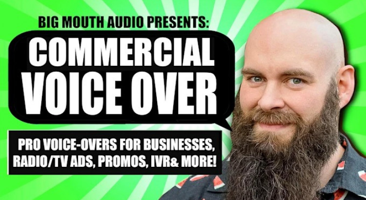 I will record commercial voiceover for ads, promos, and more for your business