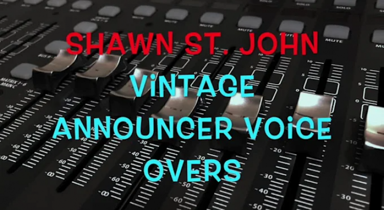 I will do a retro vintage announcer voice over