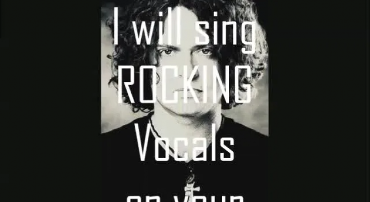 I will record rocking vocals on your instrumental track