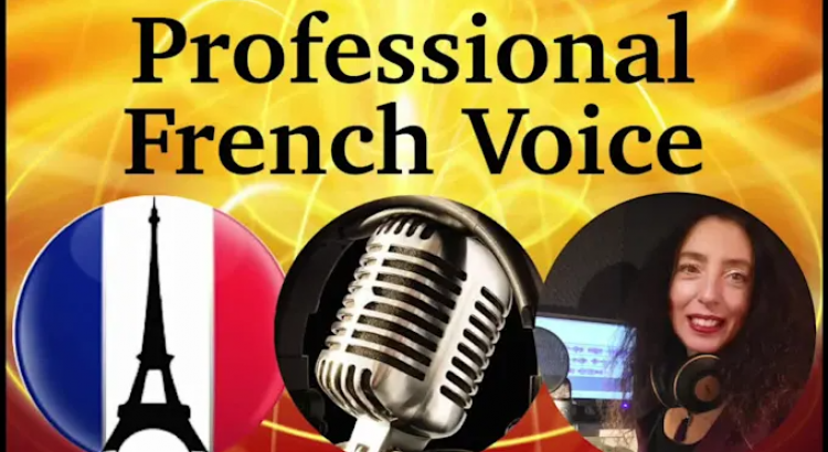 I will record the best french female voice over
