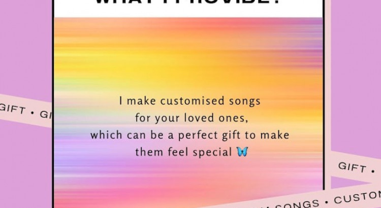 I will record customised song for you