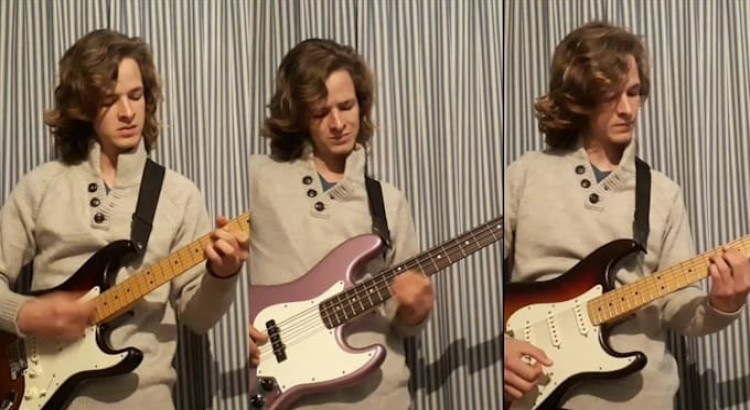 I will record acoustic or electric guitars for your song