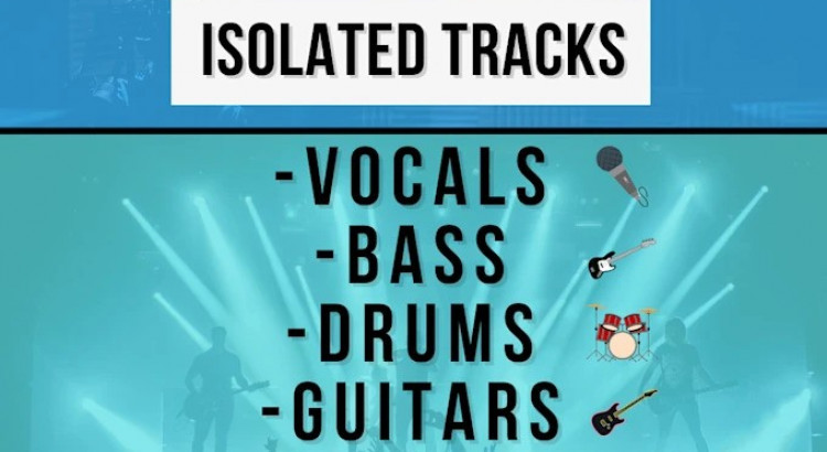 I will isolate tracks from a song