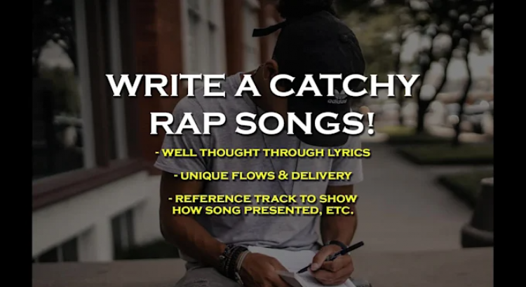 I will write a rap song and record in any style with catchy lyrics