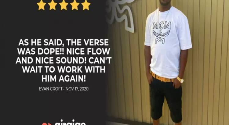 I will Gold Package Hook plus 16 bar Verse Rap Vocals rap feature