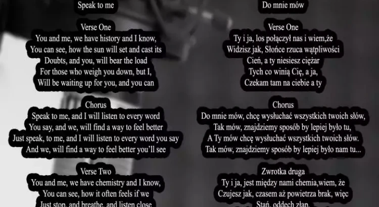 I will Translate lyrics English to Polish